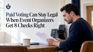 Paid Voting Can Stay Legal When Event Organizers Get 8 Checks Right